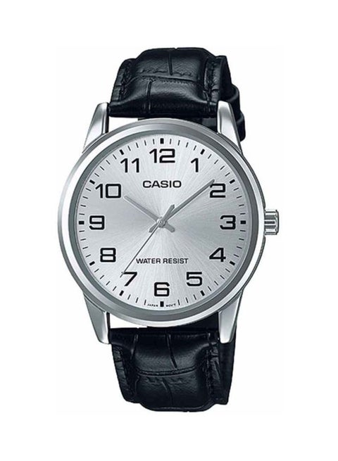 Men's Water Resistant Analog Watch MTP-V001L-7B - 45 mm - Black