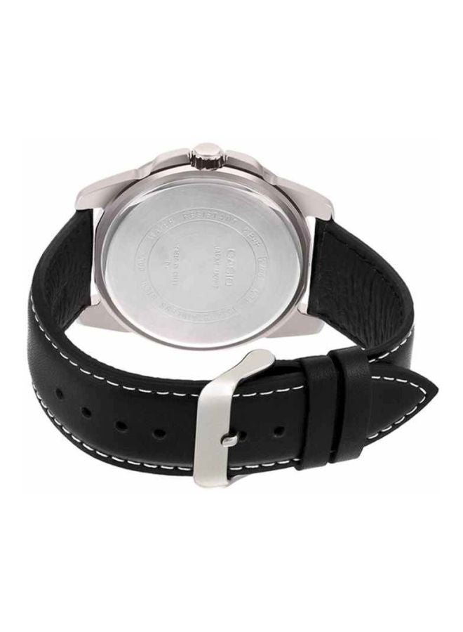 CASIO Men's Enticer Analog Watch MTP1314L-8AV - 50 mm - Black - Image 2