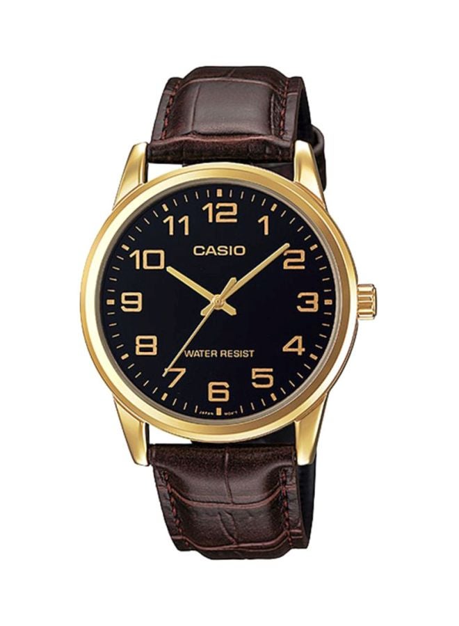 CASIO Men's Water Resistant Analog Watch MTP-V001GL-1 - Image 1