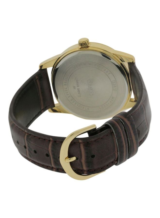 CASIO Men's Water Resistant Analog Watch MTP-V001GL-1 - Image 2
