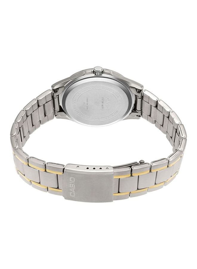 CASIO Men's Enticer Analog Watch MTP-1381G-1A - 47 mm - Silver/Gold - Image 2