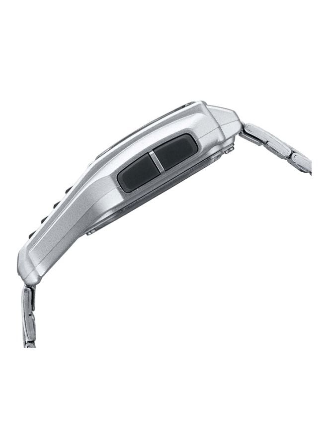 CASIO Men's Vintage Illuminator Digital Watch DBC 32D 1AES - 37 mm - Silver - Image 3