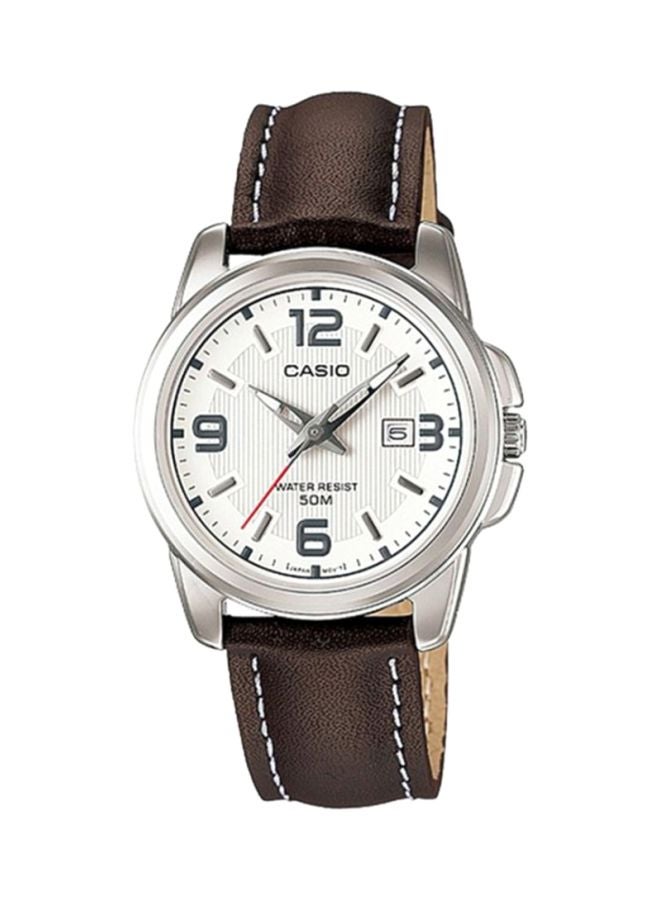 CASIO Women's Enticer Analog Watch LTP 1314L - 7A - 45 mm - Brown - Image 1