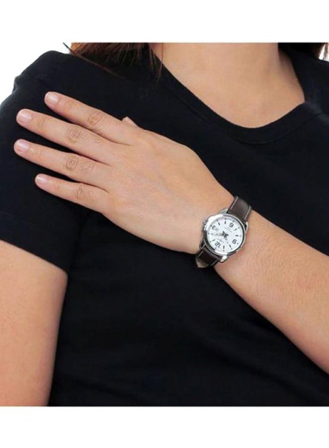 CASIO Women's Enticer Analog Watch LTP 1314L - 7A - 45 mm - Brown - Image 4