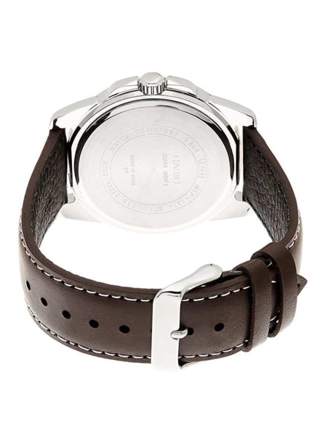 CASIO Women's Enticer Analog Watch LTP 1314L - 7A - 45 mm - Brown - Image 2