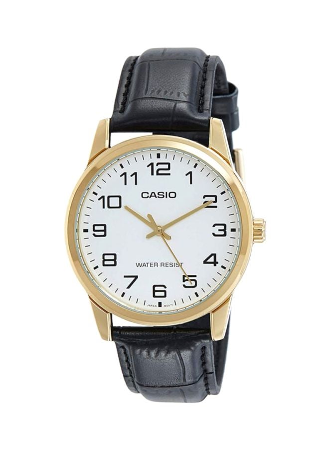 كاسيو ساعة يد رسمية بعقارب طراز MTP-V001GL-7BVDF - 45 مم - أسود للرجال - Image 1