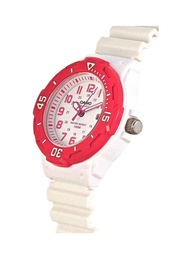 كاسيو ساعة يد رياضية بعقارب طراز LRW200H-4BV - مقاس 34 مم - لون أبيض للنساء - Image 3