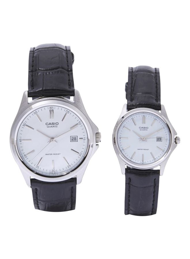 CASIO Enticer Watch Set MTP/LTP-1183E-7A - 29 mm - Black - Image 1