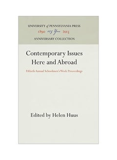 Contemporary Issues Here And Abroad: Fiftieth Annual Schoolmen's Week Proceedings hardcover english - 28 Feb 2017 