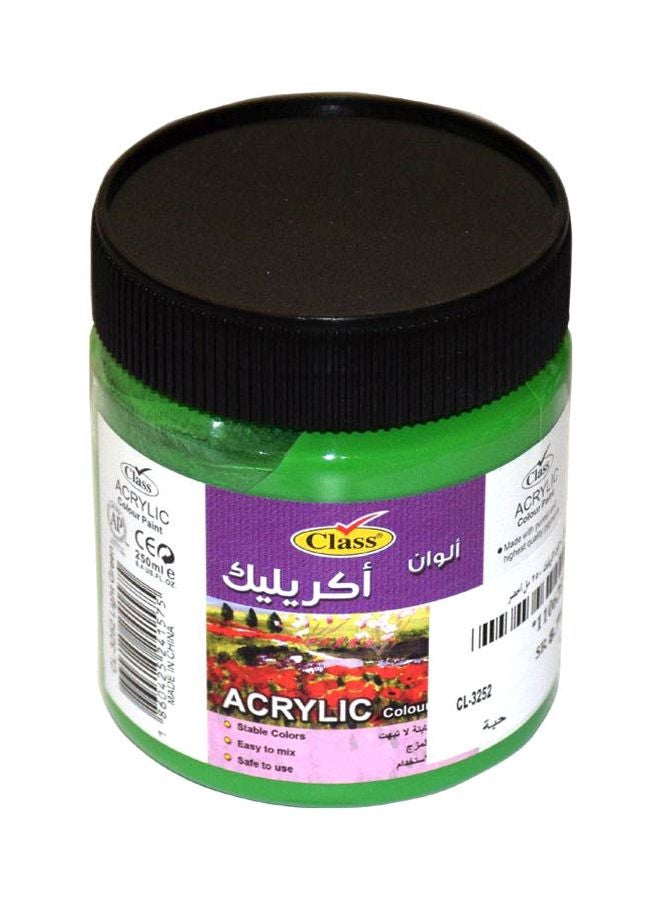 class Acrylic Paint Green 