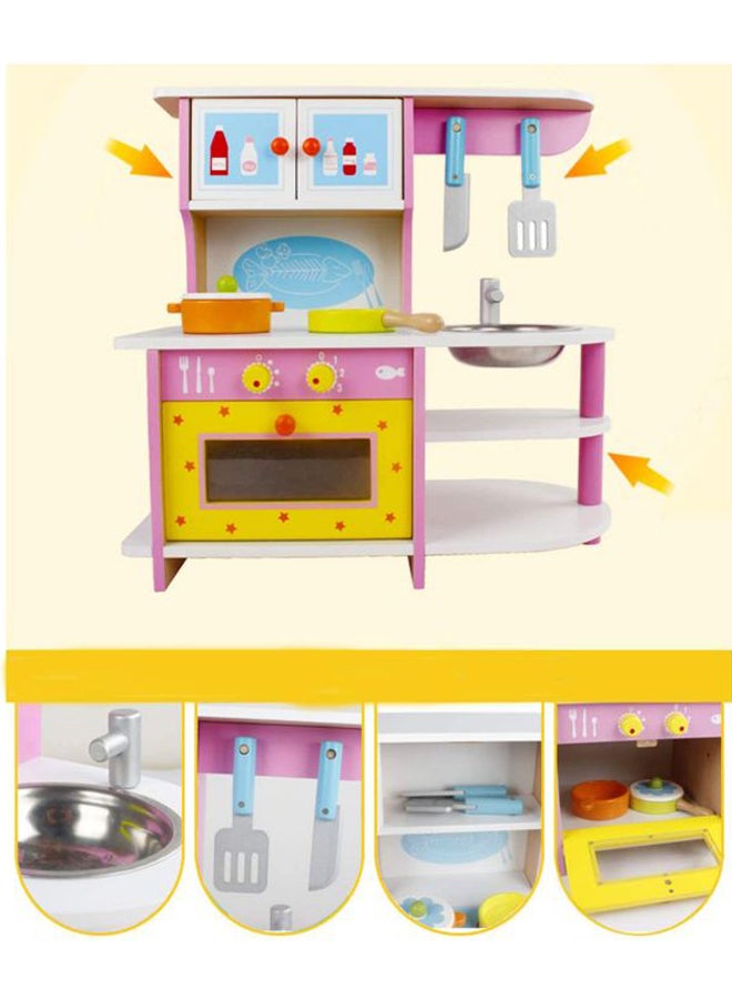 Beauenty Wooden Kitchen Play Set - Image 3