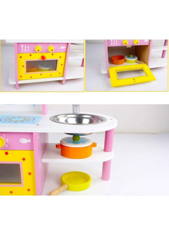 Beauenty Wooden Kitchen Play Set - Image 4