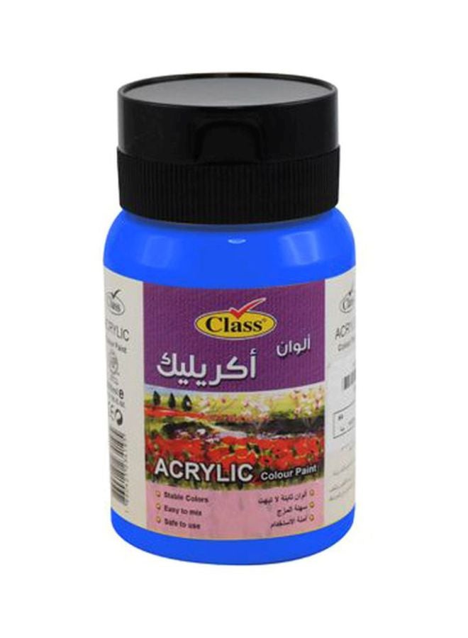 class Acrylic Paint Blue 