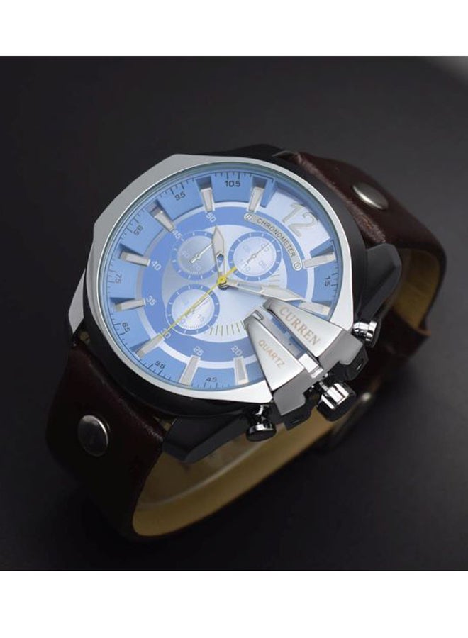 كارين ساعة يد كرونوغراف مقاومة للماء طراز 8176 للرجال - Image 3