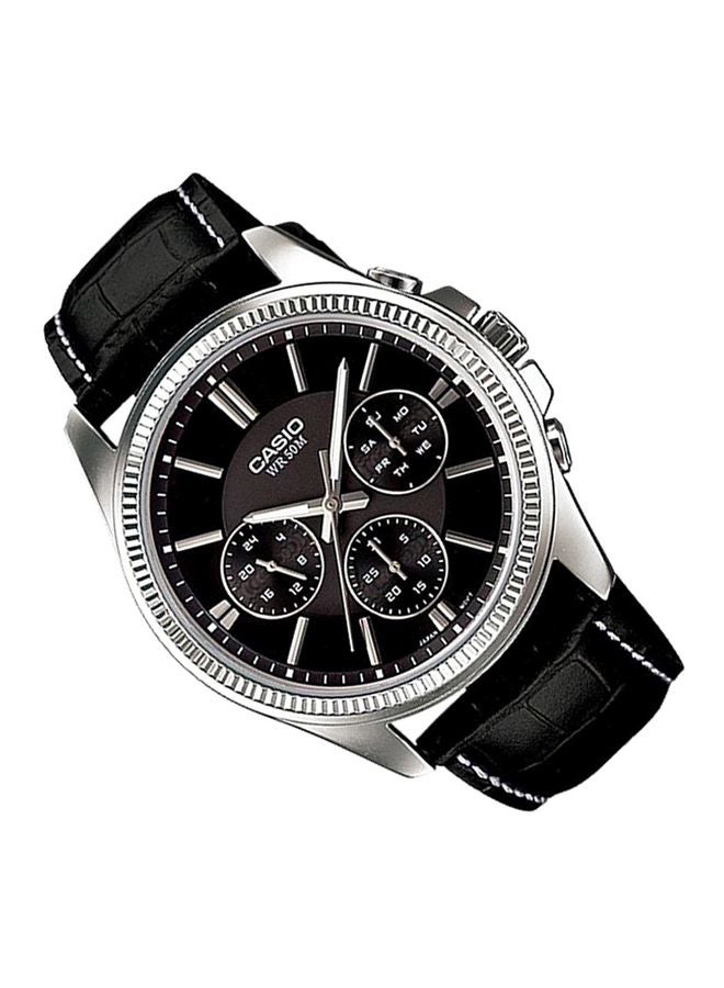 CASIO Men's Water Resistant Chronograph Watch MTP-1375L-1A - Image 3