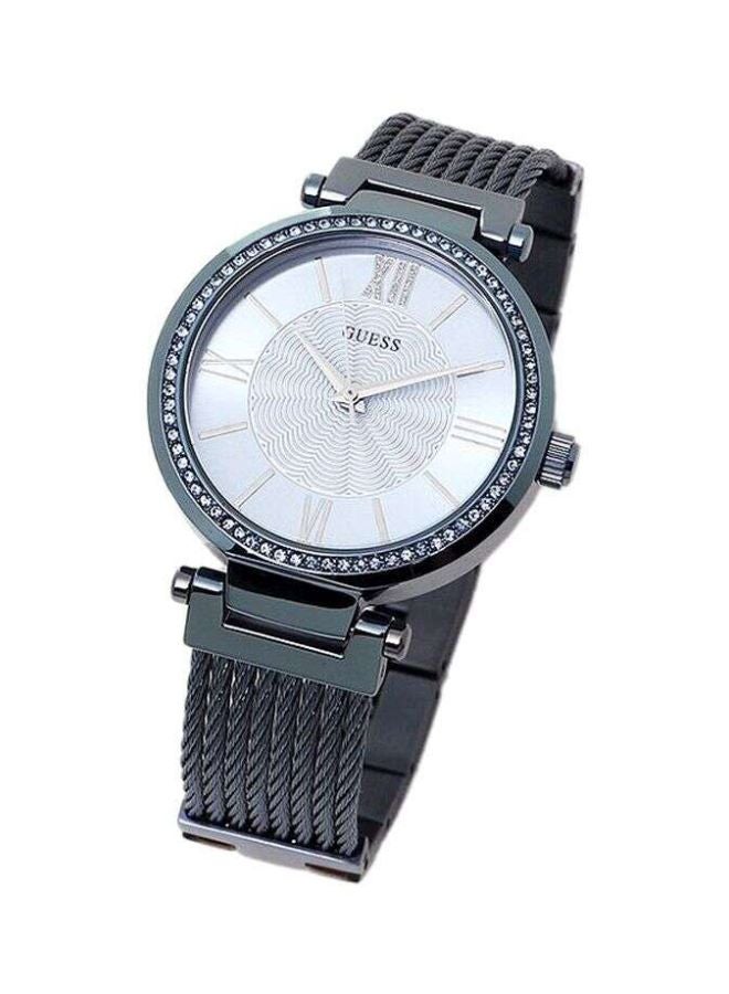GUESS Women's Modern Woven Analog Watch W0638L3 - Image 3
