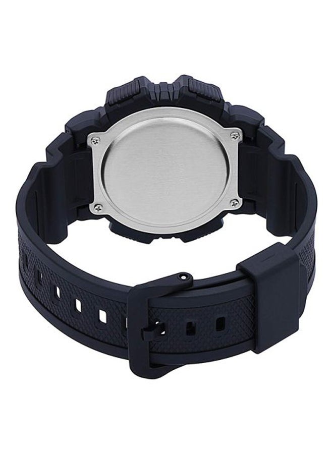 كاسيو ساعة رقمية مقاومة للماء من سلسلة Youth Series AE-1400WH-1AV - 48 مم - أسود - Image 2