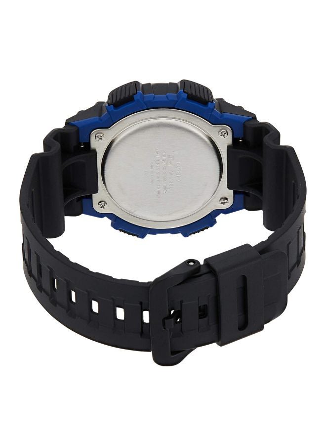 كاسيو ساعة يد رقمية مقاومة للماء من سلسلة يوث طراز W-736H-2AVDF - مقاس 47 مم - لون أسود للرجال - Image 2