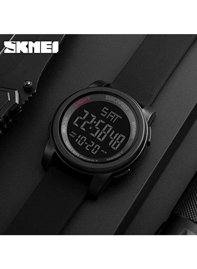 Men's Digital Watch 1257 - 50 mm - Black - v1594978990/N30544719A_3