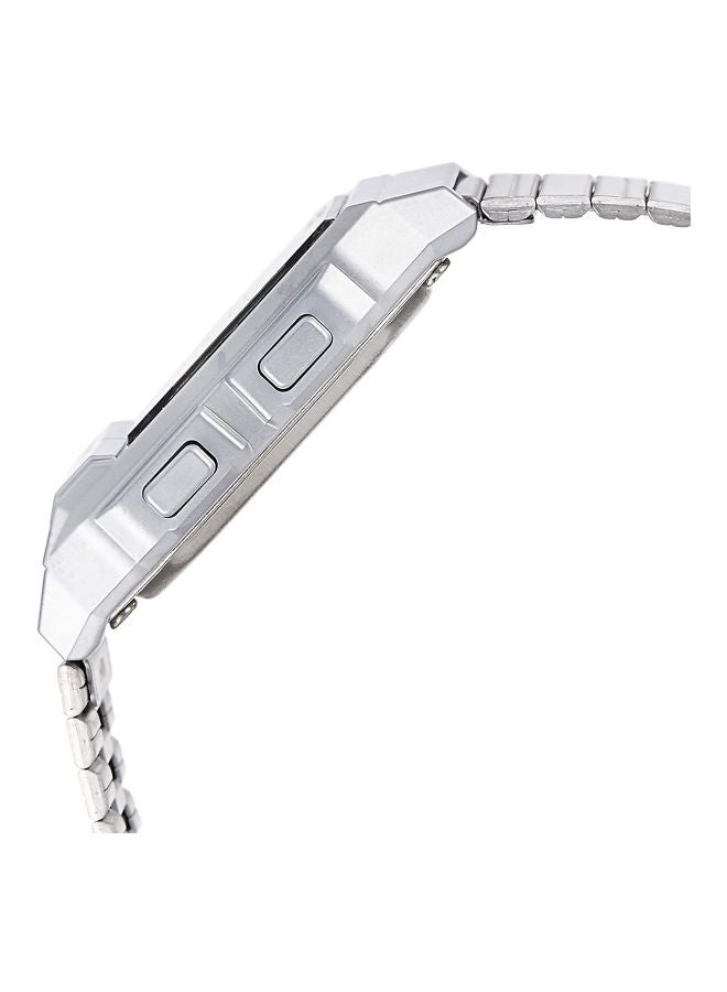 كاسيو ساعة يد رقمية ومقاومة للماء طراز DB-520A-1ADF - مقاس 32 مم - لون فضي للرجال - Image 3