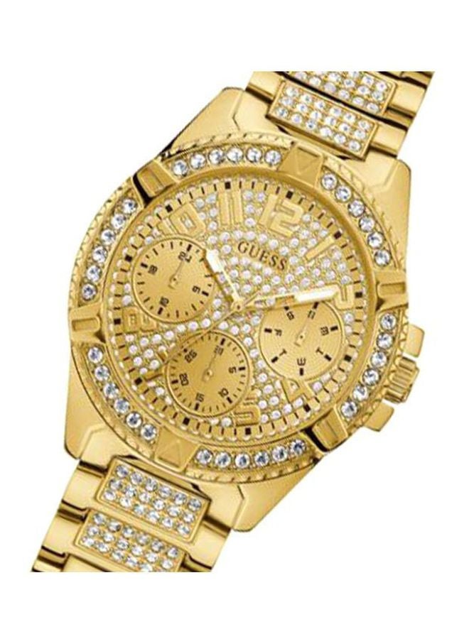 GUESS - Women's Water Resistant Analog Watch W1156L2 - 40 mm - Gold - Image 1