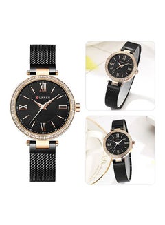 women Water Resistant Analog Wrist Watch 9011 - 30 mm -Black - v1594979019/N14557328A_3