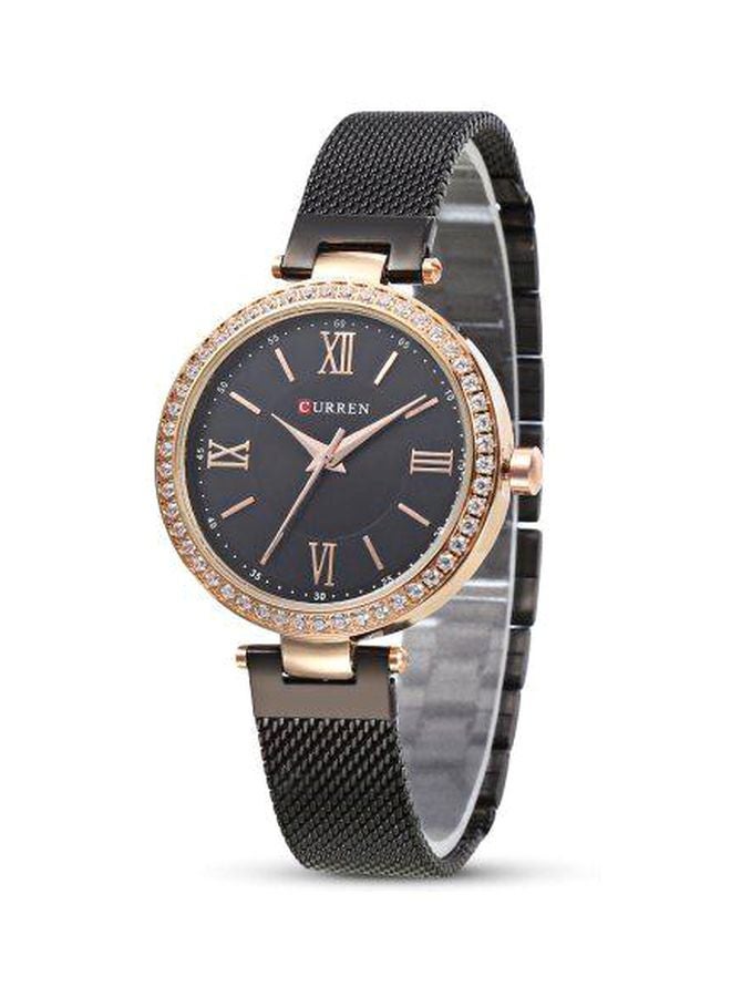 CURREN women Water Resistant Analog Wrist Watch 9011 - 30 mm -Black  - Image 4
