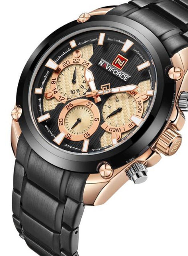 NAVIFORCE Men's Stainless Steel Analog Watch 9113 RG-RG-B - Image 2