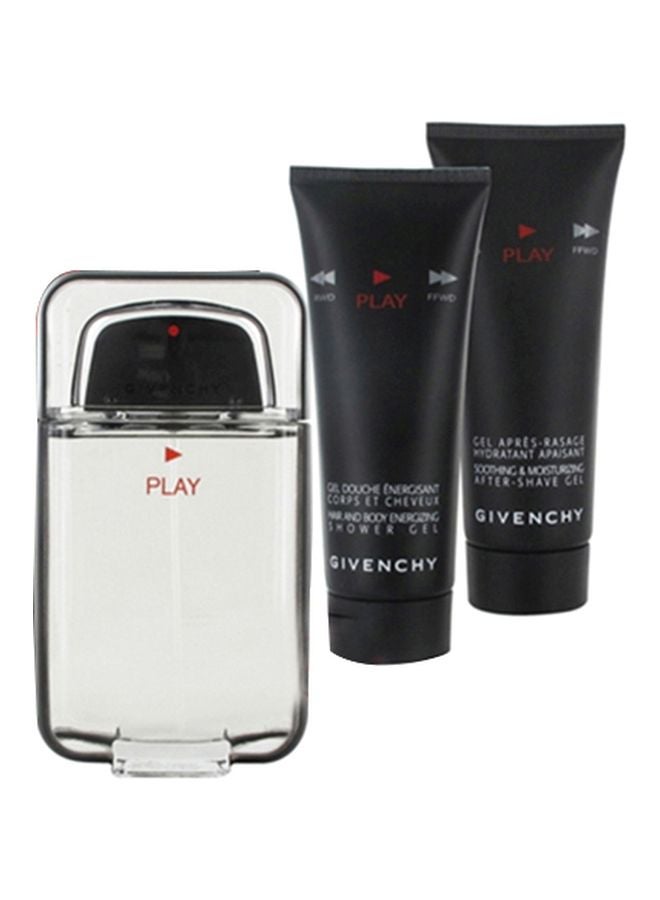 GIVENCHY - Play EDT Gift Set EDT 100ml, Shower Gel 75ml and After Shave Gel 75mlml - Image 1
