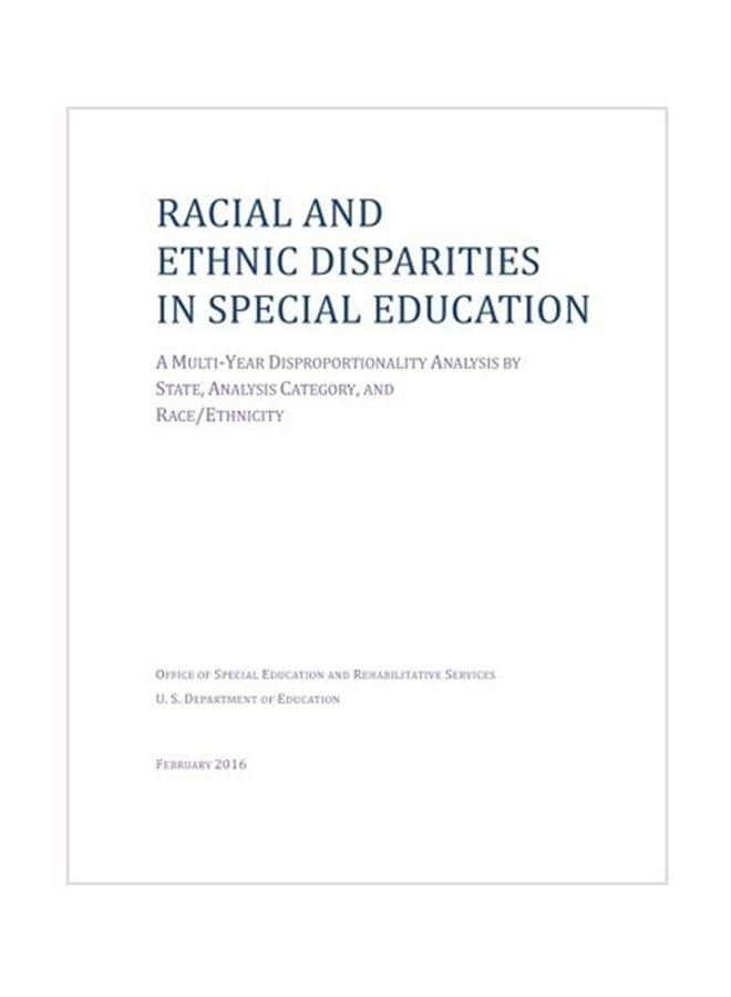 Racial And Ethnic Disparities In Special Education paperback english - 26 Feb 2016 