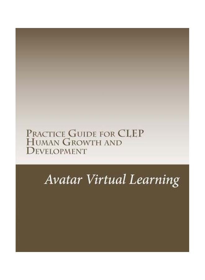 Practice Guide For CLEP Human Growth And Development paperback english - 03 Jun 2017 