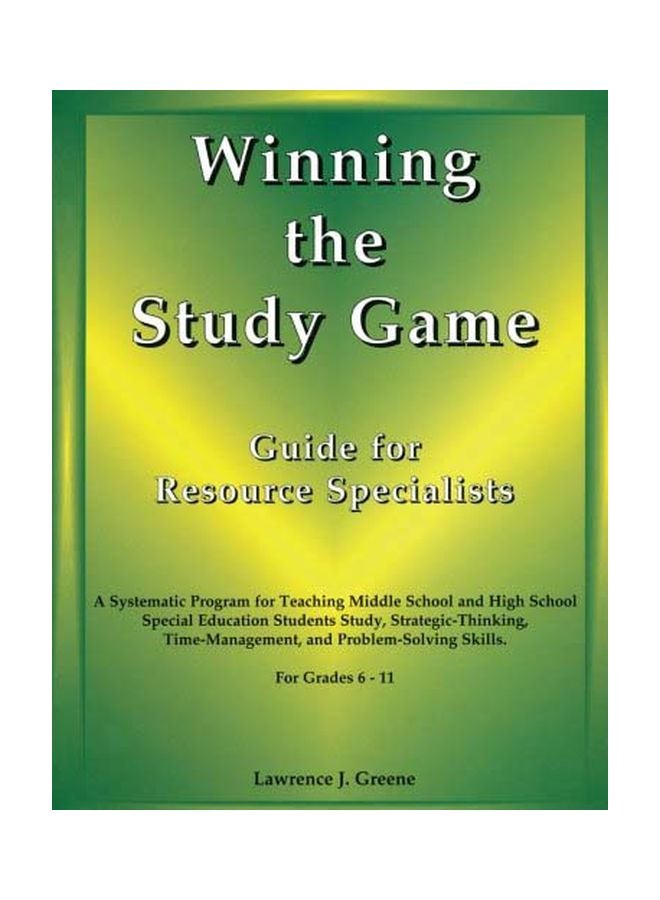 Winning The Study Game: Guide For Resource Specialists Paperback English by Lawrence J. Greene - 31 Jan 2008 