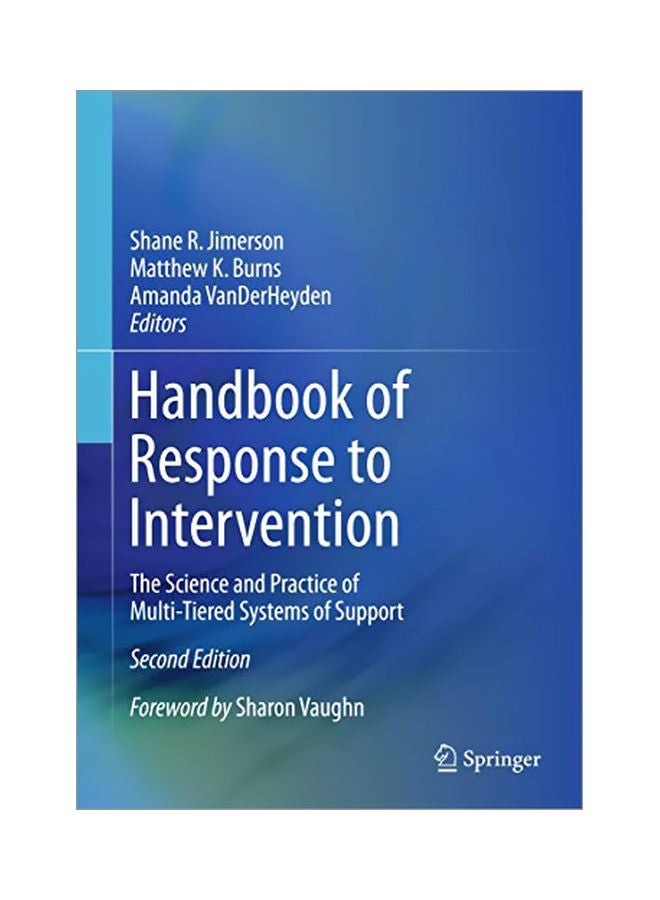 Handbook Of Response To Intervention: The Science And Practice Of Multi-Tiered Systems Of Support Hardcover English - 23 Sep 2015