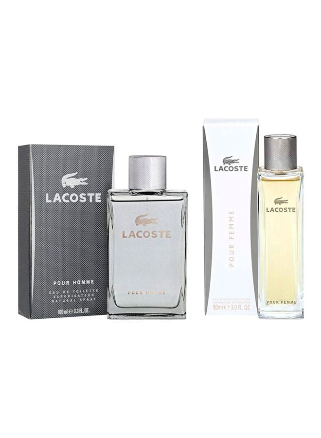 لاكوست مجموعة الهدايا من لاكوست 1x EDT - 100 ml, 1x EDP - 90ملليلتر - Image 2
