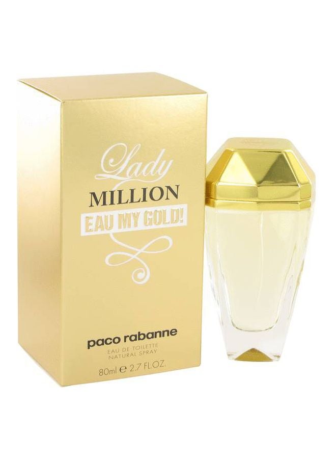 paco rabanne - Lady Million Eau My Gold EDT 80ml - Image 1