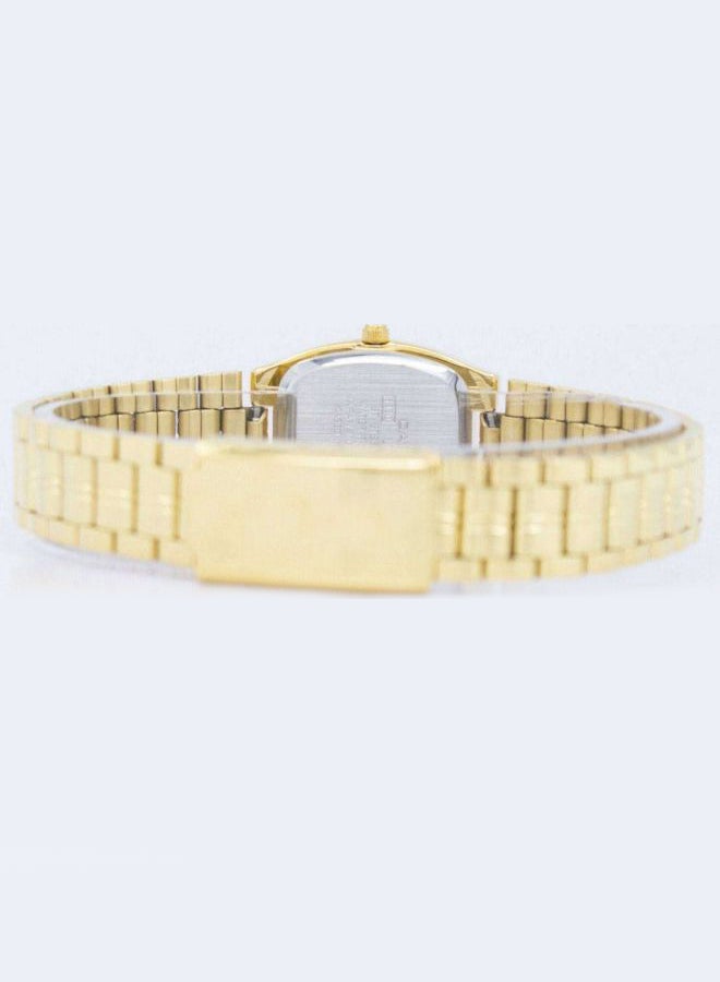 كاسيو ساعة يد بعقارب وسوار من الإستانلس ستيل طراز LTP1169N-7ARDF - 22 مم - لون ذهبي للنساء - Image 5