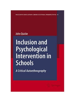 Inclusion And Psychological Intervention In Schools: A Critical Autoethnography paperback english - 01 Mar 2009 