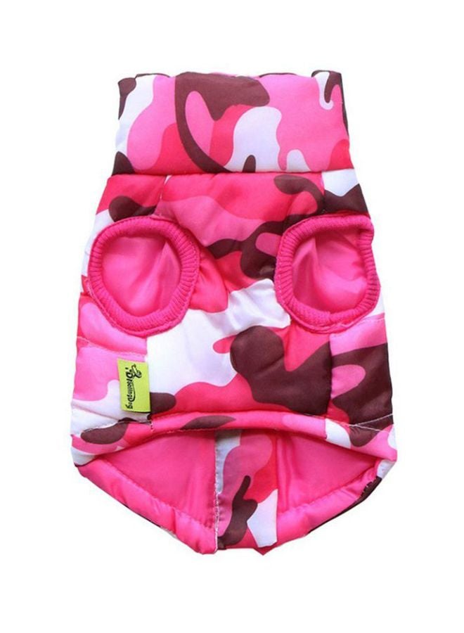 OUTAD Waterproof Vest Coat With Zipper PInk/White/Brown M - Image 2