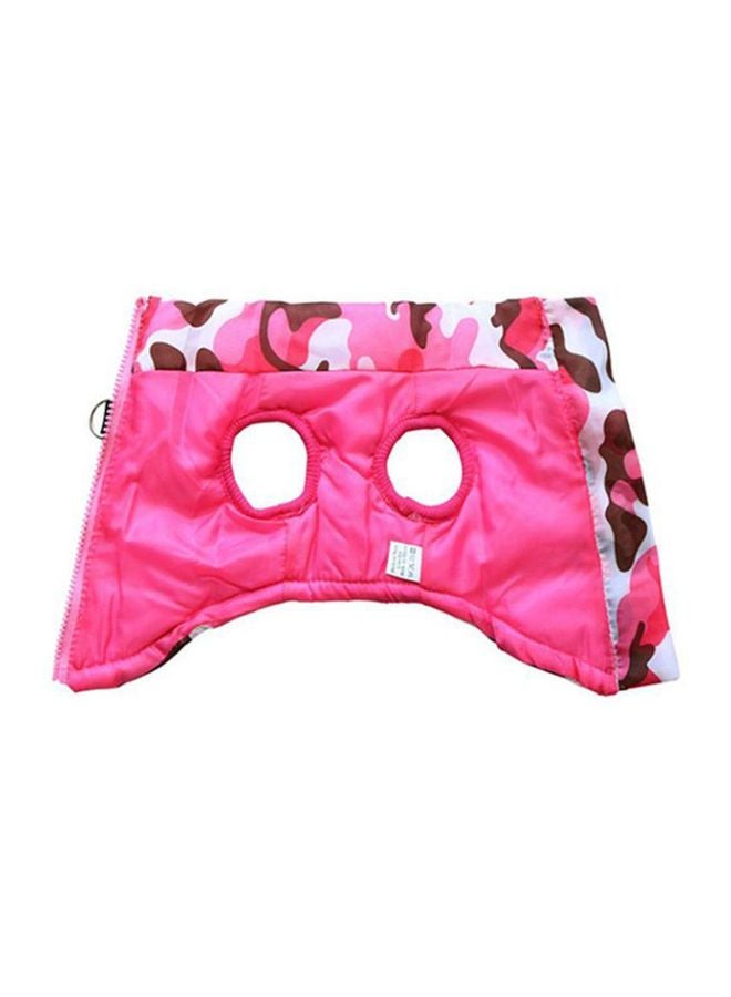 OUTAD Waterproof Vest Coat With Zipper PInk/White/Brown M - Image 3