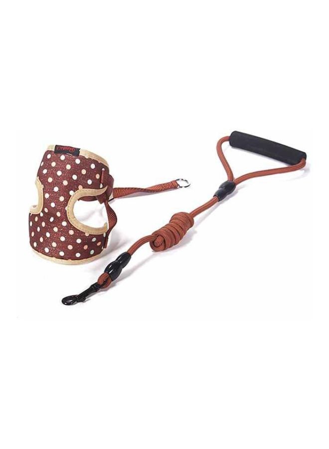 أوتاد أحزمة صدرية مميزة قابلة للتعديل بلون القهوة S - Image 4