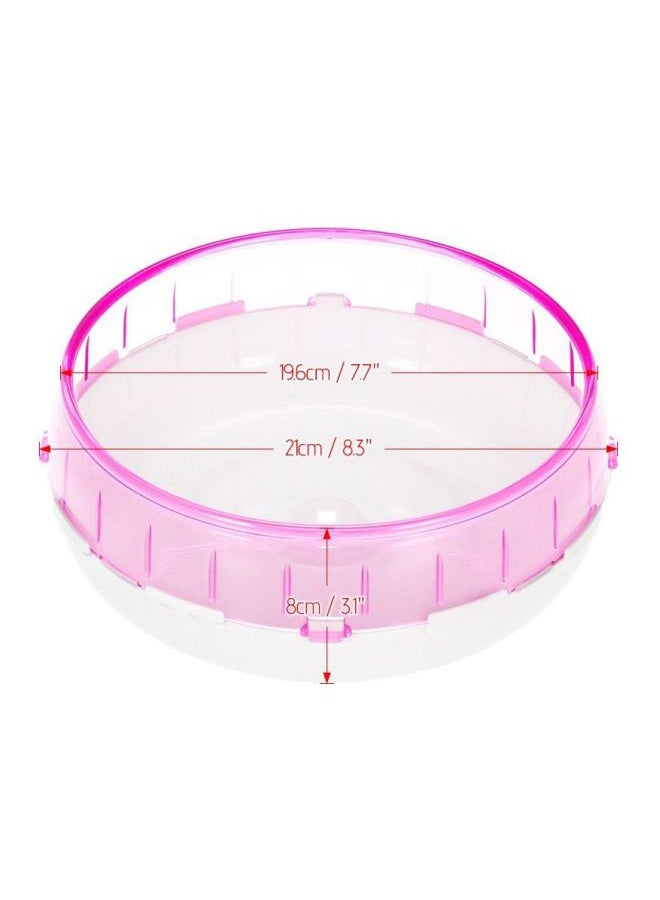 ANSELF Hamster Mice Gerbil Rat Exercise Wheel Pink/White - Image 4