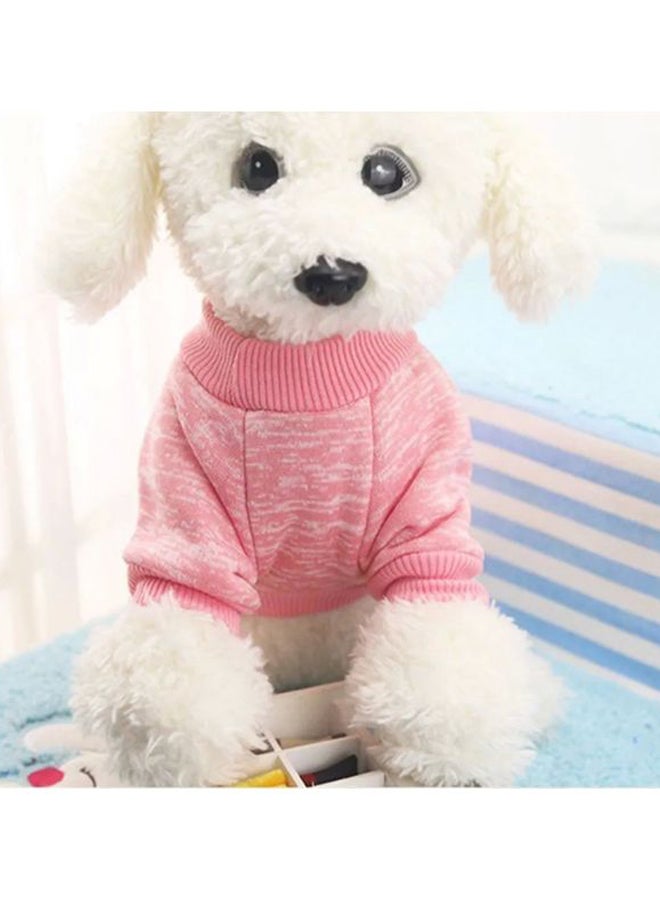 أوتاد كنزة صوفية الحيوانات الأليفة مقنعين وردي S - Image 4