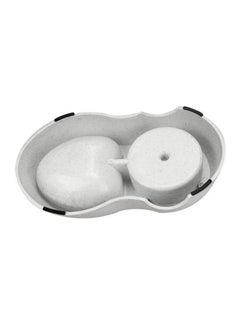 OUTAD Automatic Water And Food Feeder Dispenser White  - Image 3