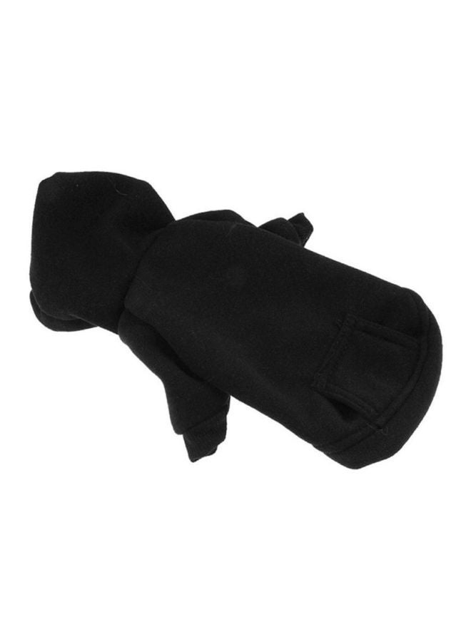 OUTAD Winter Soft Coat With Hoodie Black M  - Image 2