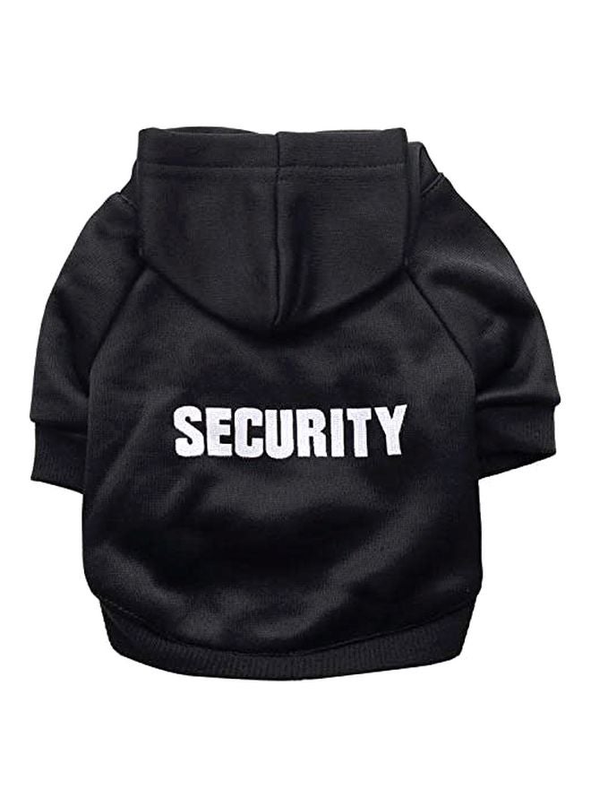 QiaoKai Security Printed Vest Black Small  - Image 1
