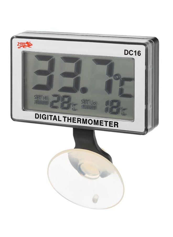 ANSELF LCD Digital Aquarium Thermometer Grey - Image 1