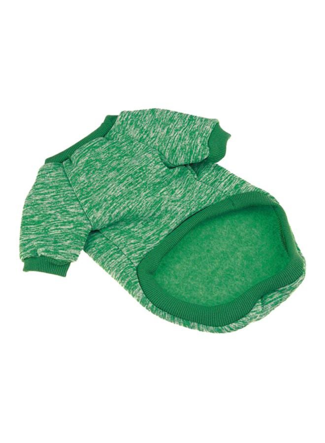 OUTAD - Two Feet Design Jacket With Hoodie Green M - Image 1