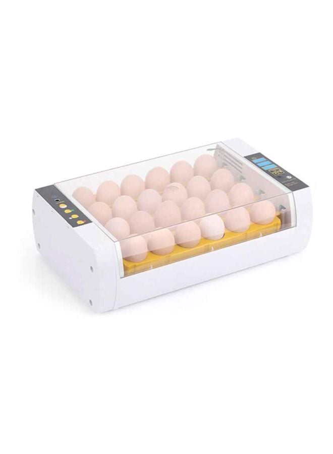 24-Eggs Automatic Egg Incubator Clear/White