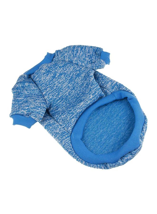 أوتاد سترة كاجوال مع غطاء للرأس أزرق M - Image 2