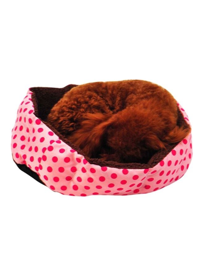 QiaoKai Soft Nest Bed Pink/Brown  - Image 2